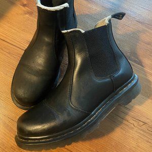 Dr. Martens Leonore Fur Lined Chelsea Boots 8